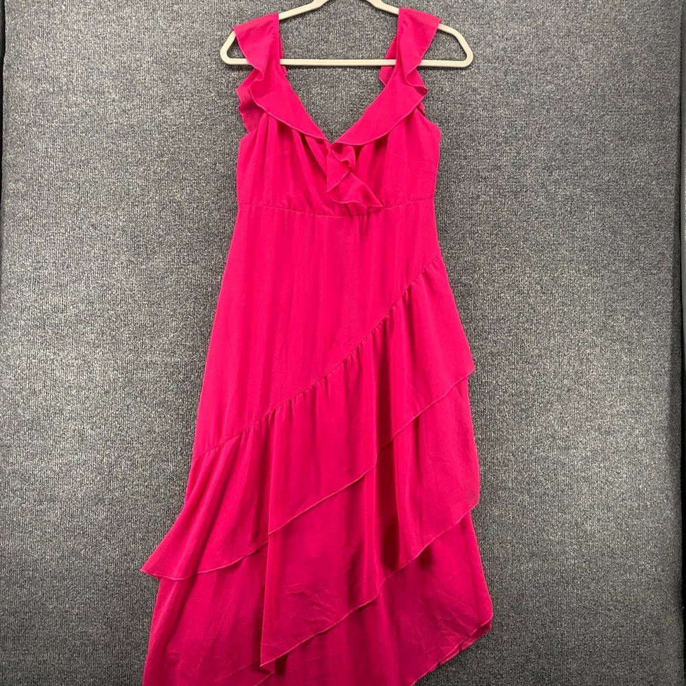 Show Me Your Mumu Dress Womens M Pink Ruffle Babydoll 90s Romantic Coquette Y2K